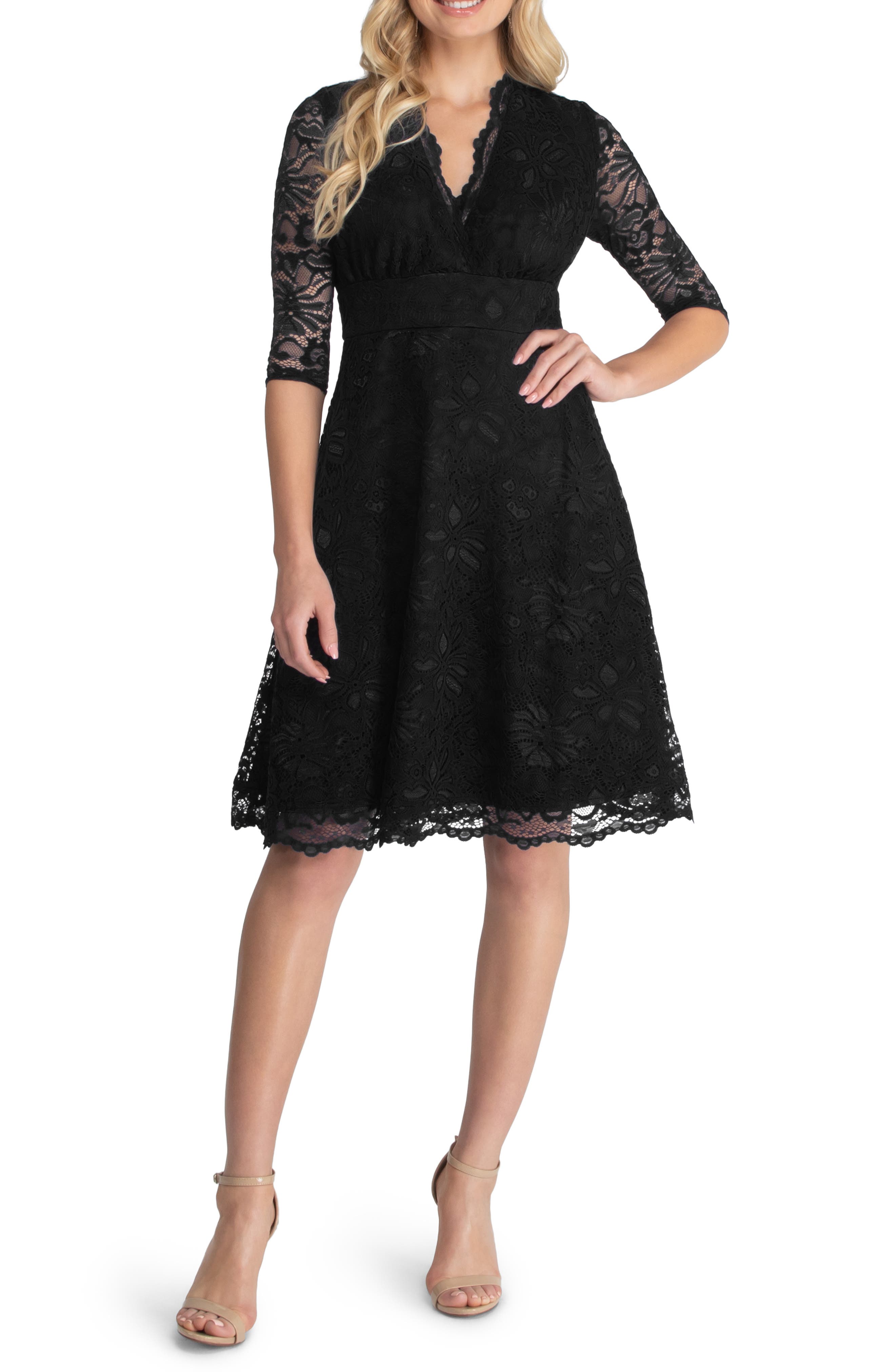 black lace cocktail dress | Nordstrom